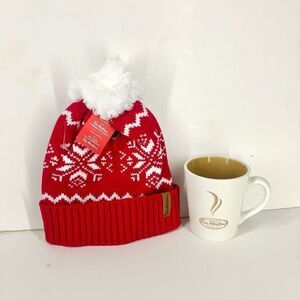 Tim HORTONS New‎ Toque & Preowned Limited Edition Mug Set.